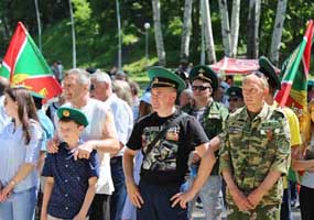 В Воронеже в День пограничника прошёл торжественный митинг
